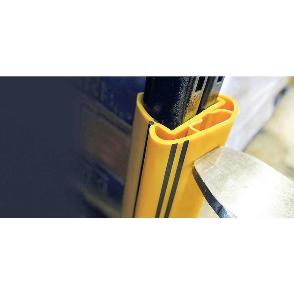 Produktbild nr 6: A-SAFE påkörningsskydd RackGuard (S) LLR för ställage, tillverkat av MEMAPLEX®, invändigt mått HxBxD 600 x 85 x 80 mm