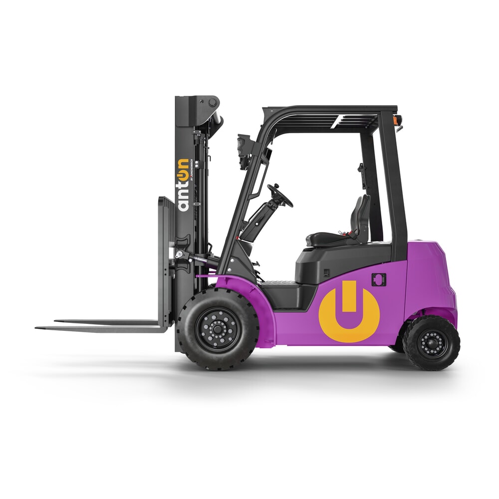 Produktbild nr 3: AntOn by Jungheinrich elektriska gaffeltruckar CBH 3.0 med tvådelat teleskopstativ, lyfthöjd 3 300 mm, lastkapacitet 3 000 kg, inkl. extern laddare 80 V, 60 A, CEE, 5-polig