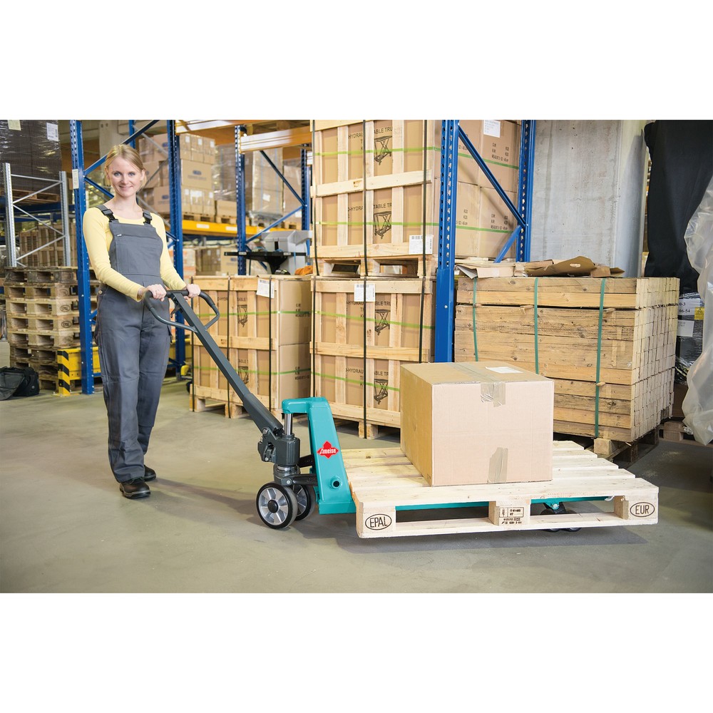 Produktbild nr 11: Pallyftvagn Ameise® PTM 2.0 med snabblyft, bärförmåga 2 000 kg, gaffellängd 1 150 mm, massivt gummi/polyuretan