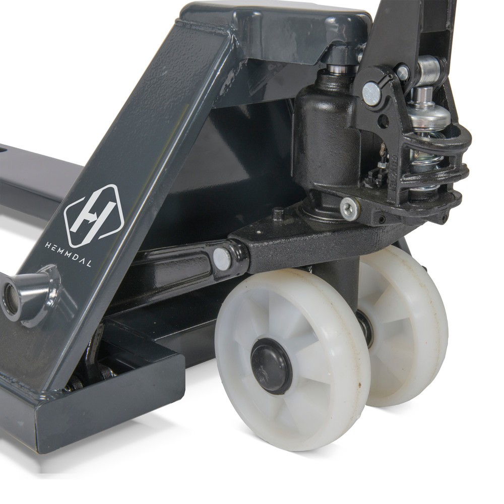 Produktbild nr 4: Pallyftare HEMMDAL PTM 2.0, lastkapacitet 2 000 kg, gaffellängd 1 150 mm, nylon-styrhjul, nylon-gaffelhjul, enkelhjul