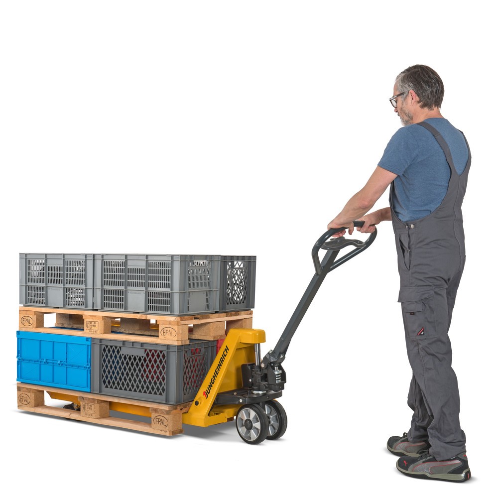 Produktbild nr 7: Jungheinrich ledtruck AM 20, lastkapacitet 2000 kg, ergonomisk manövrering, styrhjul i nylon, gaffelhjul i nylon, enkelhjul
