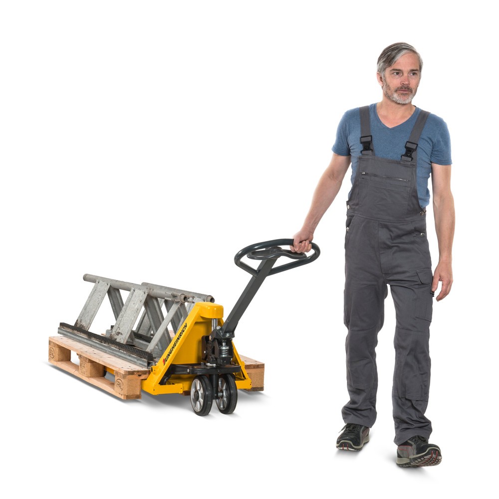 Produktbild nr 8: Jungheinrich ledtruck AM 20, lastkapacitet 2000 kg, ergonomisk manövrering, styrhjul i nylon, gaffelhjul i nylon, enkelhjul