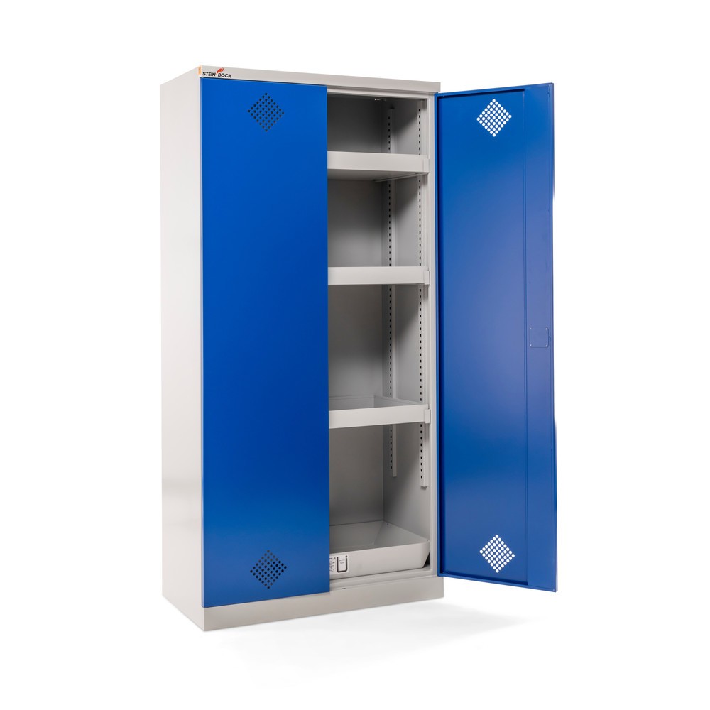 Produktbild nr 9: Steinbock® kemikalieskåp, 4 golvuppsamlingskar enligt StawaR, HxBxT 1 950 x 950 x 500 mm
