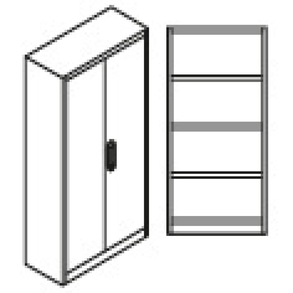 Produktbild nr 11: Steinbock® kemikalieskåp, 4 golvuppsamlingskar enligt StawaR, HxBxT 1 950 x 950 x 500 mm
