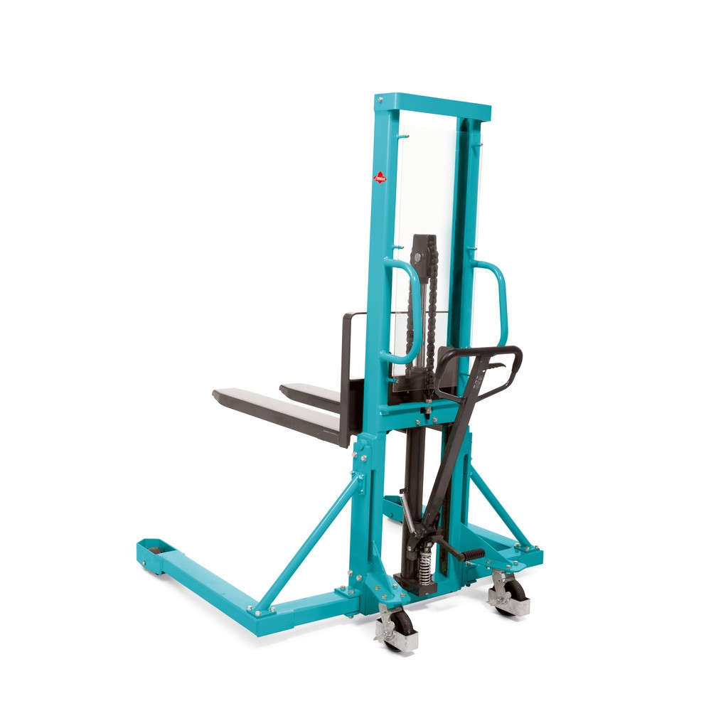 Produktbild nr 4: Bredspårig hydraulisk staplare Ameise® PSM 1.0 Wide-tread med enkelmast, lyfthöjd 1 600 mm, bärförmåga 1.000 kg