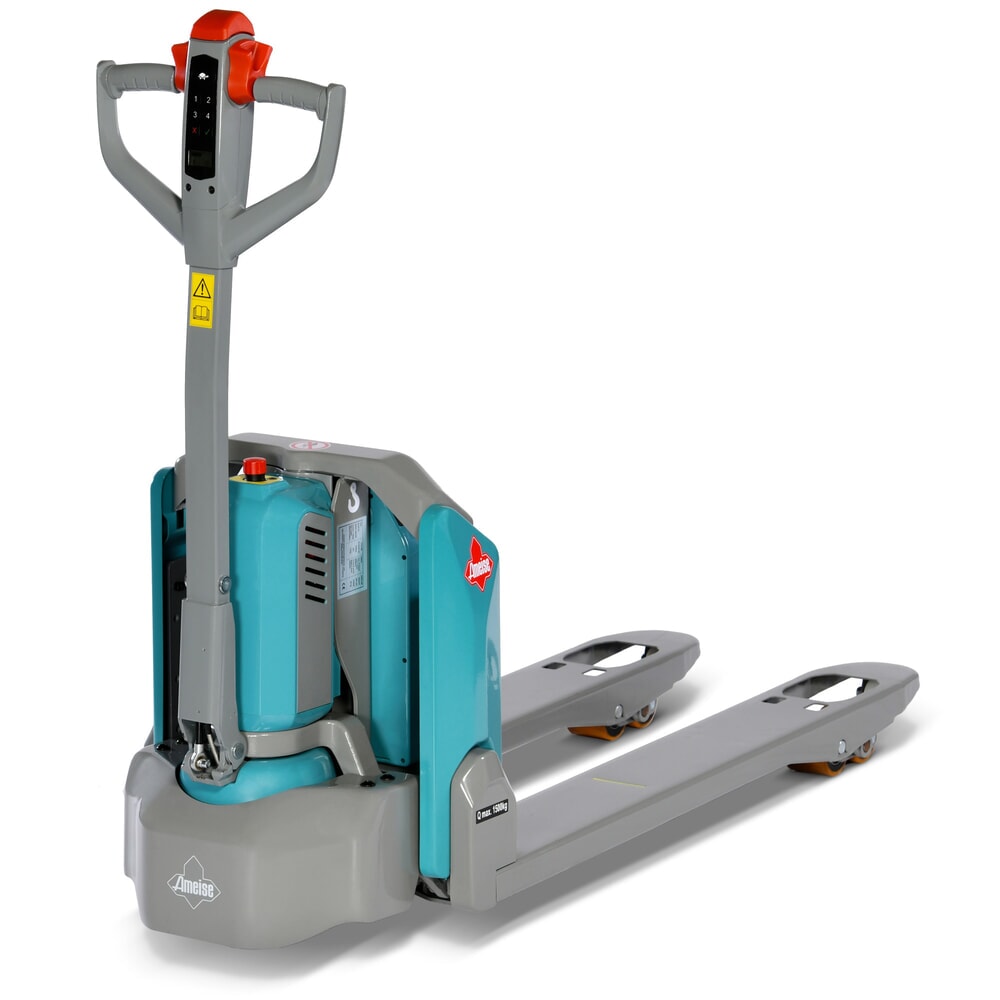 Produktbilder: Elektrisk lyftvagn Ameise® PTE 1.5, lastkapacitet 1 500 kg, gaffellängd 1 150 mm