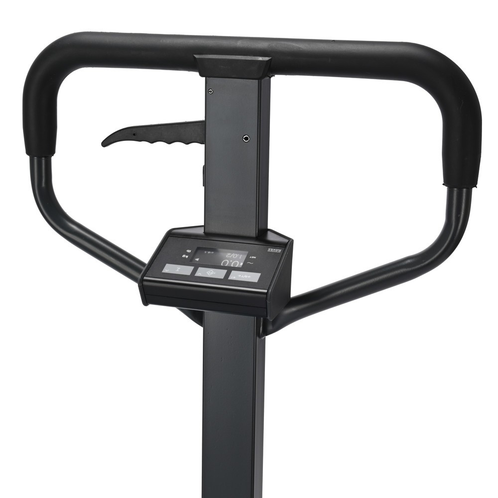 Produktbild nr 4: Lyftvagn med våg Ameise® PTM 2.0 Scale med display på styrarmen, lastkapacitet 2 000 kg, enkelhjul