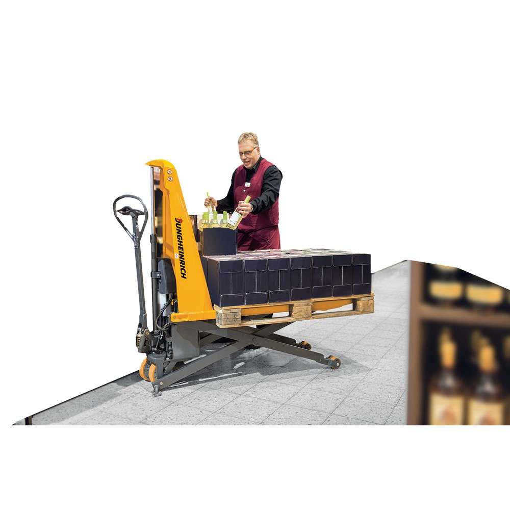 Produktbild nr 6: Jungheinrich AMX 10e saxlyftbord, lastkapacitet 1 000 kg, gaffellängd 1150 mm, nylon
