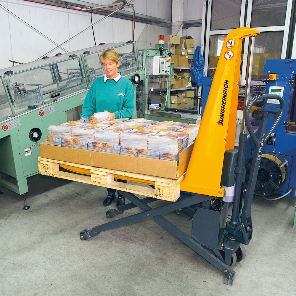 Produktbild nr 4: Jungheinrich AMX 10e saxlyftbord, lastkapacitet 1 000 kg, gaffellängd 1150 mm, nylon