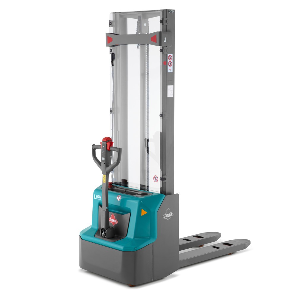 Produktbilder: Elektrisk höglyftare Ameise® PSE 1.2, tvådelat teleskopstativ, lyfthöjd 3 600 mm, lastkapacitet 1 200 kg