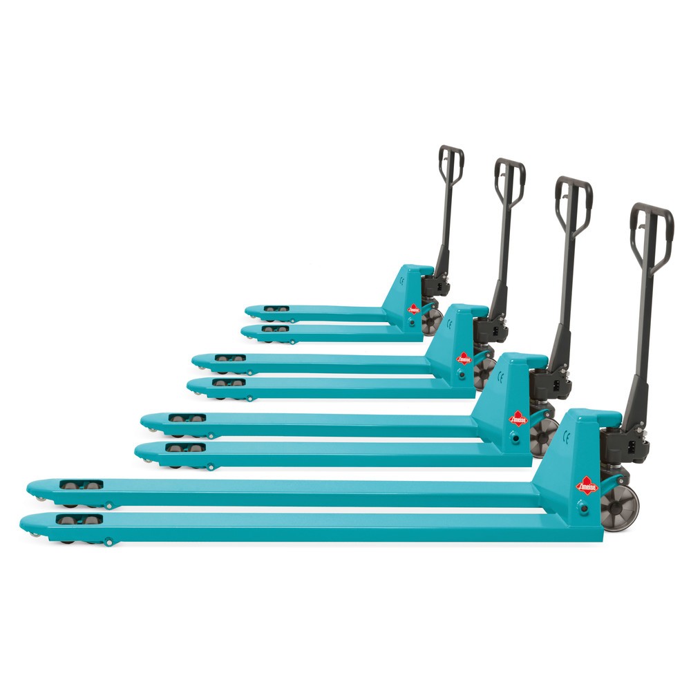 Produktbild nr 2: Pallyftvagn Ameise® PTM 2.0, bärförmåga 2 000 kg, gaffellängd 2 500 mm, nylon, tandemhjul