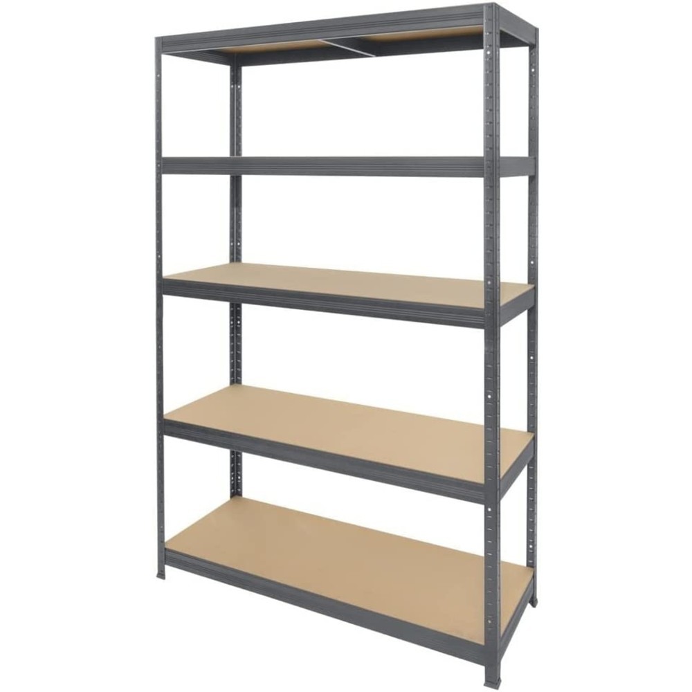 Produktbild nr 3: HEMMDAL hyllställ typ M grafitgrå, hyllbelastning 200 kg, HxBxD 1 800 x 1 200 x 450 mm