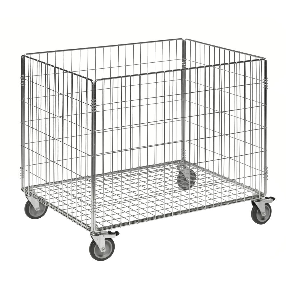 Produktbilder: HEMMDAL rullbur med 4 styrhjul, HxBxD 735 x 630 x 830 mm, LK 60 kg