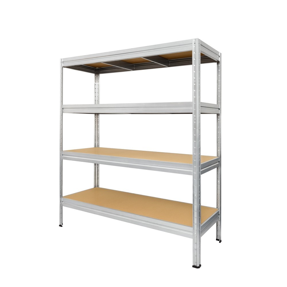Produktbilder: HEMMDAL vidspannshylla, hyllställsystem, hyllplanslast 600 kg, galvaniserad, HxBxD 1 770 x 1 600 x 450 mm