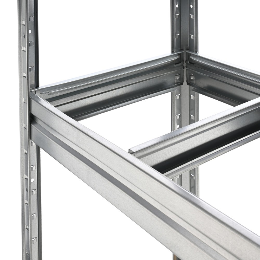 Produktbild nr 6: HEMMDAL vidspannshylla, hyllställsystem, hyllplanslast 600 kg, galvaniserad, HxBxD 1 770 x 1 600 x 450 mm