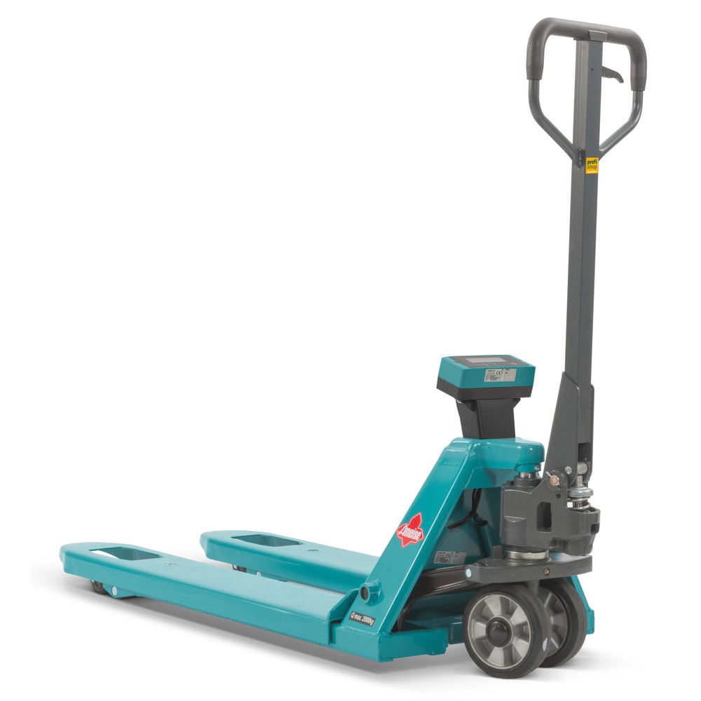 Produktbilder: Lyftvagn med våg Ameise® PTM 2.0 Scale, 1 kg-steg, bärförmåga 2.000 kg