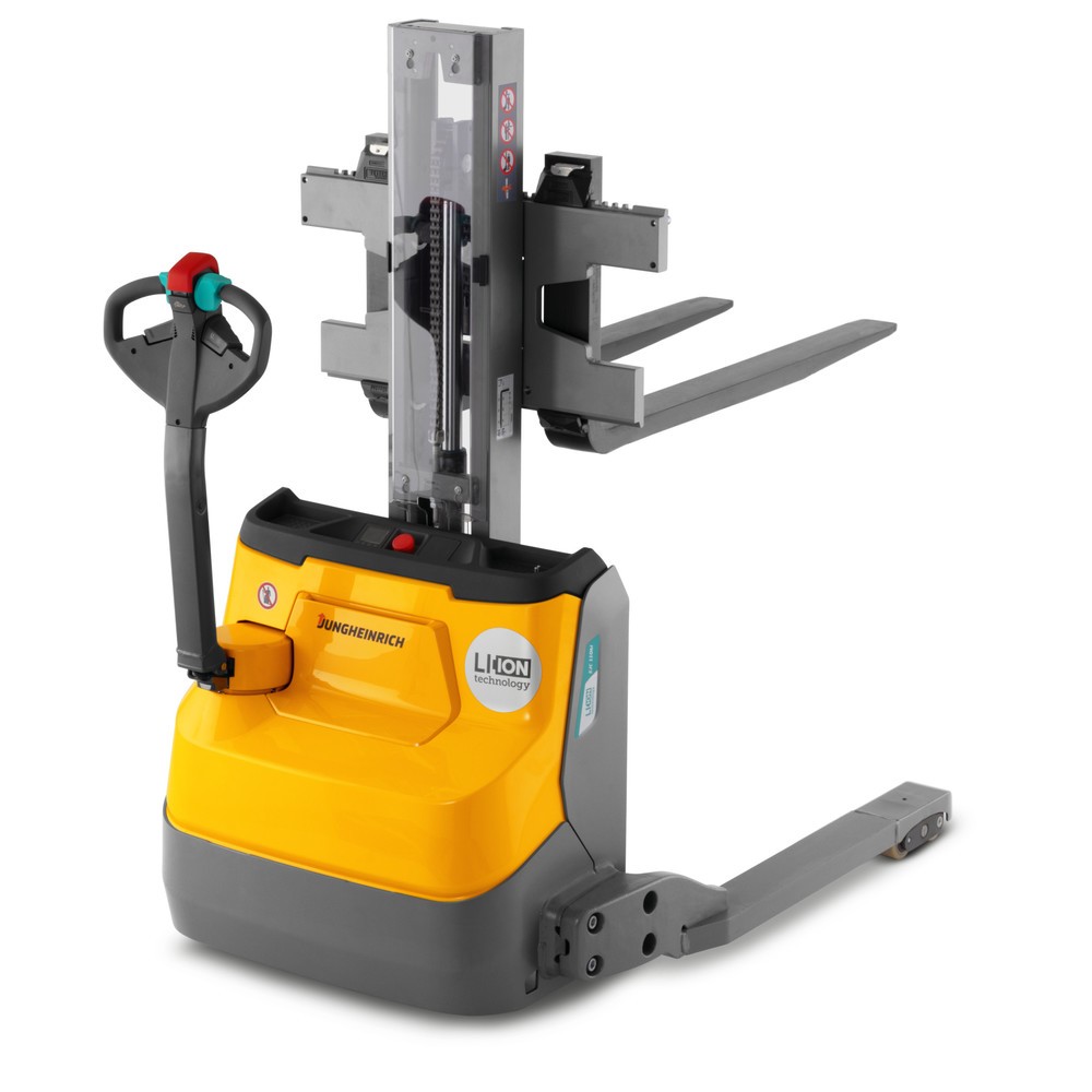 Produktbild nr 5: Jungheinrich EJC 110bi E elektrisk höglyftare, enkelmast, lyfthöjd 1 230 mm, lastkapacitet 1 000 kg, proportionalhydraulik, hjulavstånd 891 mm