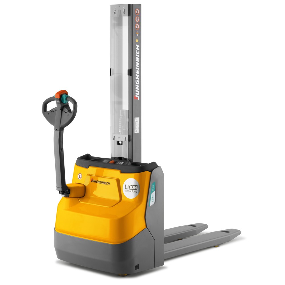 Produktbilder: Jungheinrich EJC 110i E elektrisk höglyftare, enkelmast, lyfthöjd 1 290 mm, lastkapacitet 1 000 kg, proportionalhydraulik