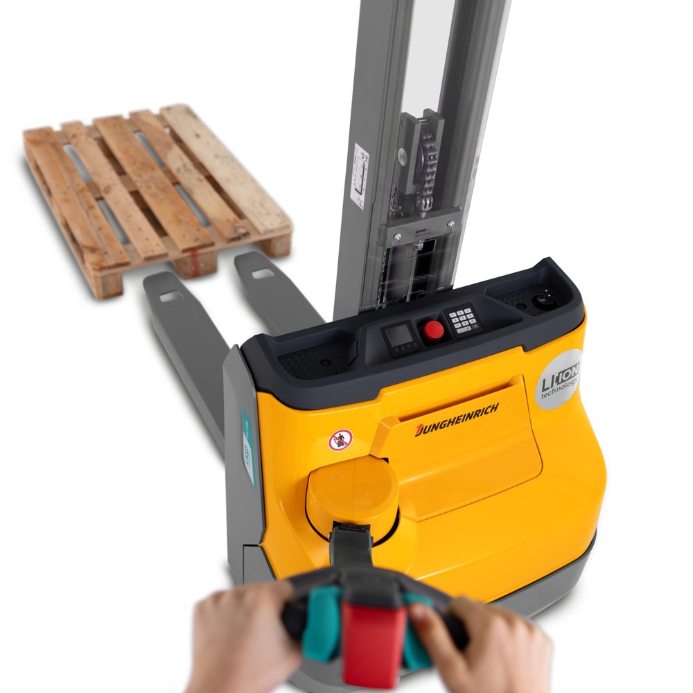 Produktbild nr 5: Jungheinrich EJC 110i E elektrisk höglyftare, enkelmast, lyfthöjd 1 290 mm, lastkapacitet 1 000 kg, proportionalhydraulik
