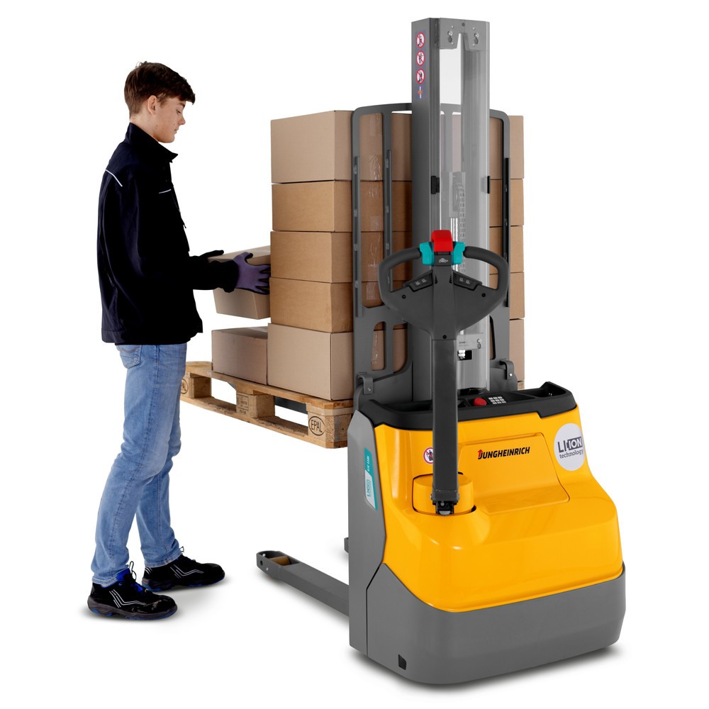 Produktbild nr 6: Jungheinrich EJC 110i E elektrisk höglyftare, enkelmast, lyfthöjd 1 290 mm, lastkapacitet 1 000 kg, proportionalhydraulik