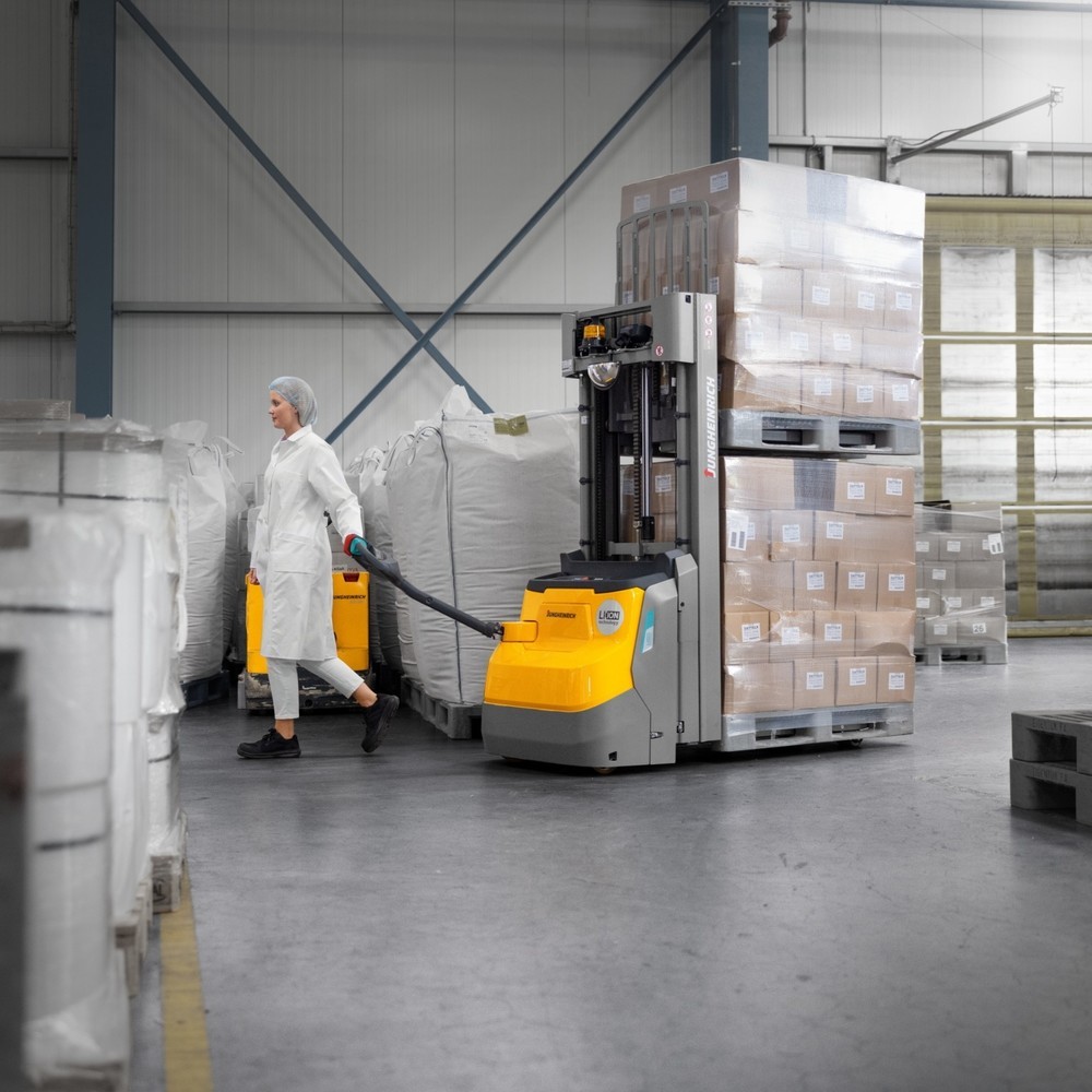 Produktbild nr 5: Jungheinrich EJC 110zi ZT elektrisk höglyftare, tvådelat teleskopstativ, lyfthöjd 2 590 mm, lastkapacitet 1 000 kg, proportionalhydraulik, dubbeldäcksfunktion