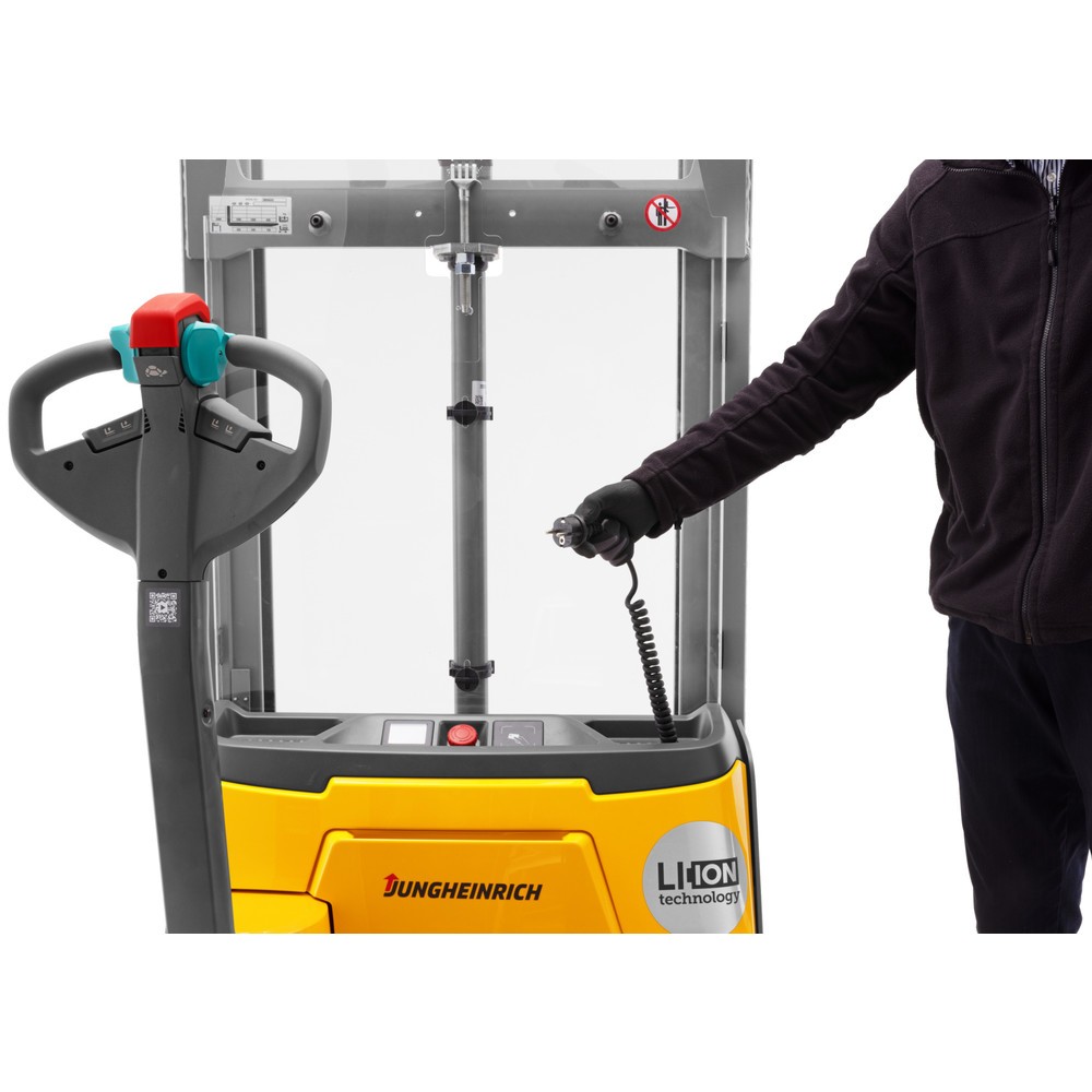 Produktbild nr 3: Jungheinrich EJC 112i ZZ elektrisk höglyftare, tvådelat teleskopstativ, lyfthöjd 2 390 mm, lastkapacitet 1 200 kg, proportionalhydraulik