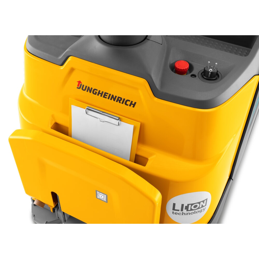 Produktbild nr 4: Jungheinrich ERC 110i ZZ elektrisk höglyftare med förarplattform, tvådelat teleskopstativ, lyfthöjd 2 300 mm, lastkapacitet 1 000 kg, proportionalhydraulik