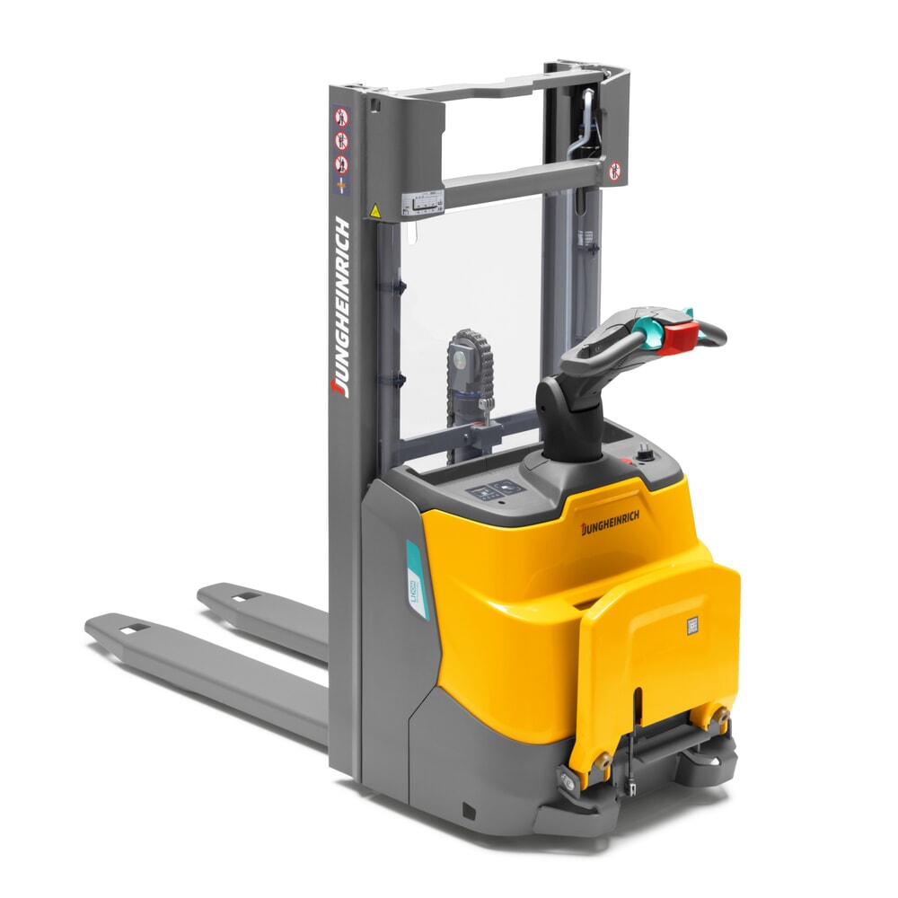 Produktbild nr 8: Jungheinrich ERC 110i ZZ elektrisk höglyftare med förarplattform, tvådelat teleskopstativ, lyfthöjd 2 300 mm, lastkapacitet 1 000 kg, proportionalhydraulik