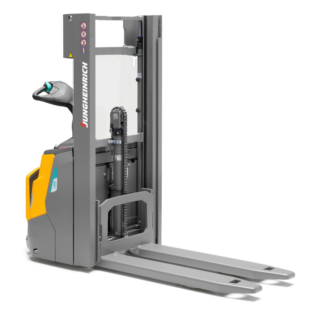 Produktbild nr 10: Jungheinrich ERC 110i ZZ elektrisk höglyftare med förarplattform, tvådelat teleskopstativ, lyfthöjd 2 300 mm, lastkapacitet 1 000 kg, proportionalhydraulik
