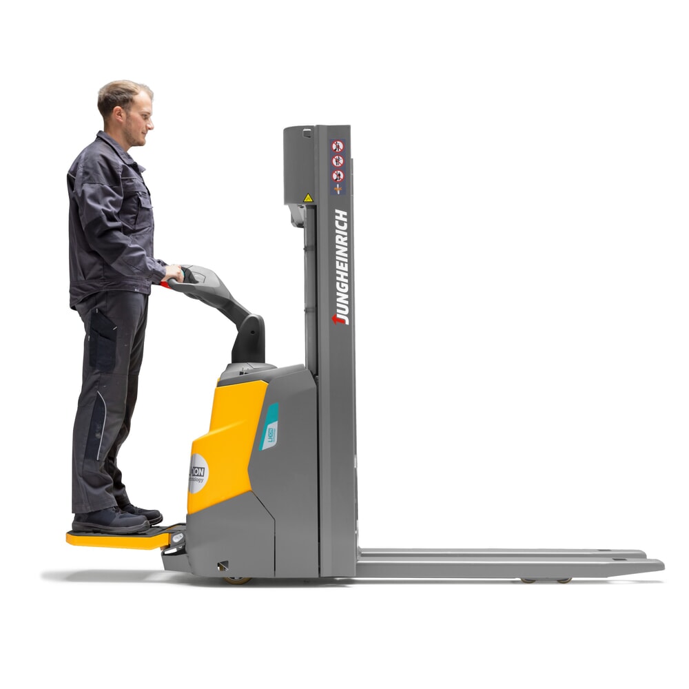 Produktbild nr 11: Jungheinrich ERC 110i ZZ elektrisk höglyftare med förarplattform, tvådelat teleskopstativ, lyfthöjd 2 300 mm, lastkapacitet 1 000 kg, proportionalhydraulik