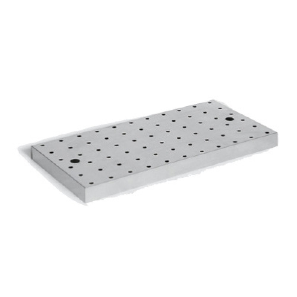 Produktbilder: Perforerat plåtlock för Steinbock® kemikalie- och giftskåp, BxT 500 x 500 mm