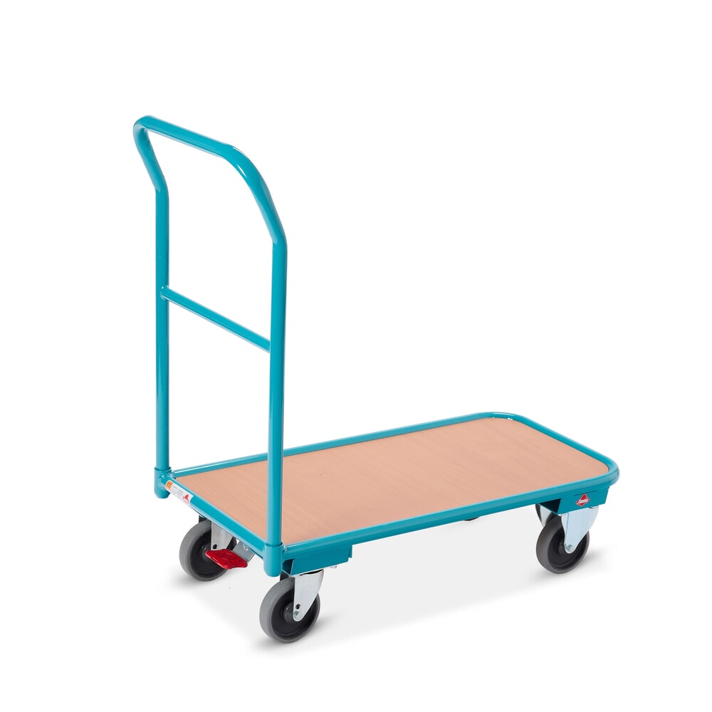 Produktbilder: Magasinvagn Ameise®, LK 200 kg, lastyta BxT 450 x 850 mm, med centralbroms