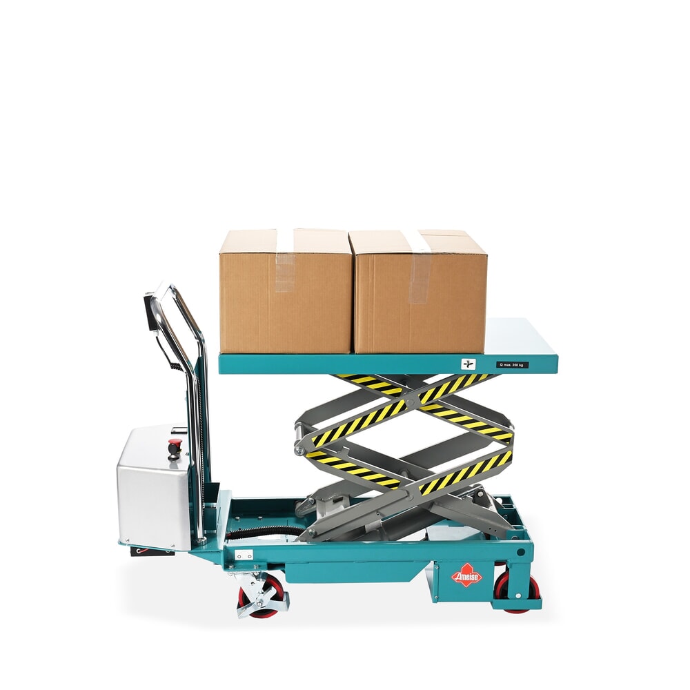 Produktbild nr 6: Saxlyftbordsvagn Ameise® LTT 0,35 med dubbel sax, elektrisk, lastkapacitet 350 kg, plattform à 910 x 500 mm
