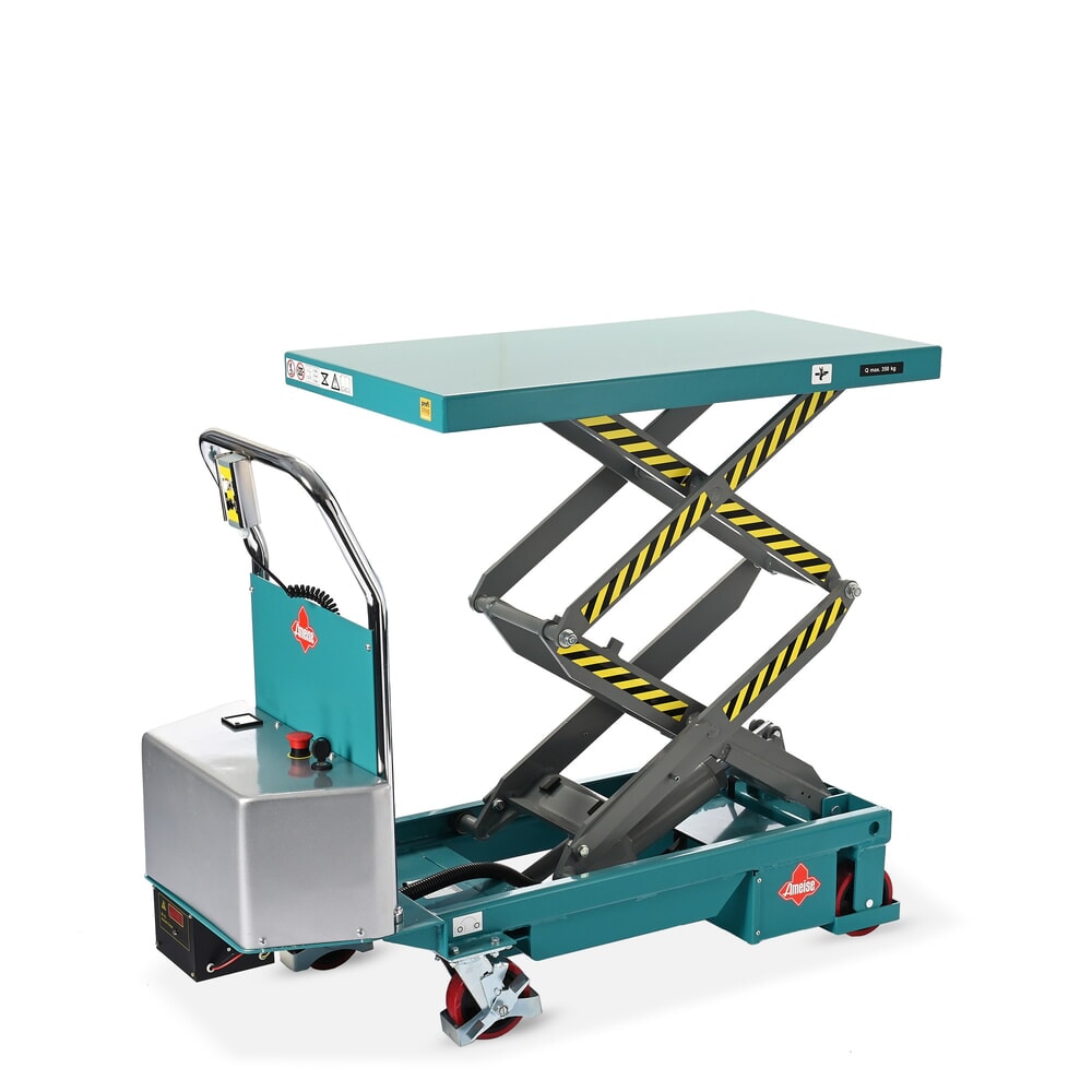 Produktbild nr 12: Saxlyftbordsvagn Ameise® LTT 0,35 med dubbel sax, elektrisk, lastkapacitet 350 kg, plattform à 910 x 500 mm