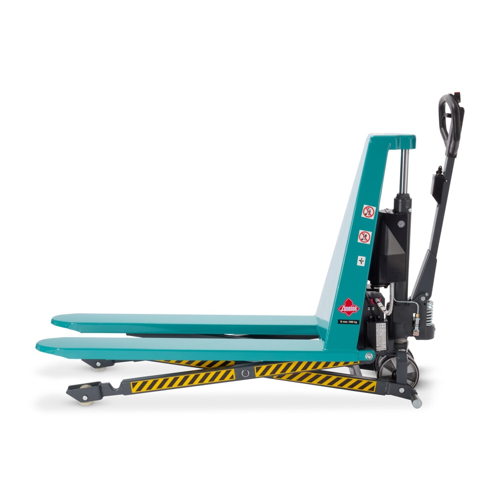 Produktbild nr 13: Elektrohydraulisk saxlyftvagn Ameise® PTM 1.0, lastkapacitet 1 000 kg, gaffellängd 1 150 mm, polyuretan/nylon