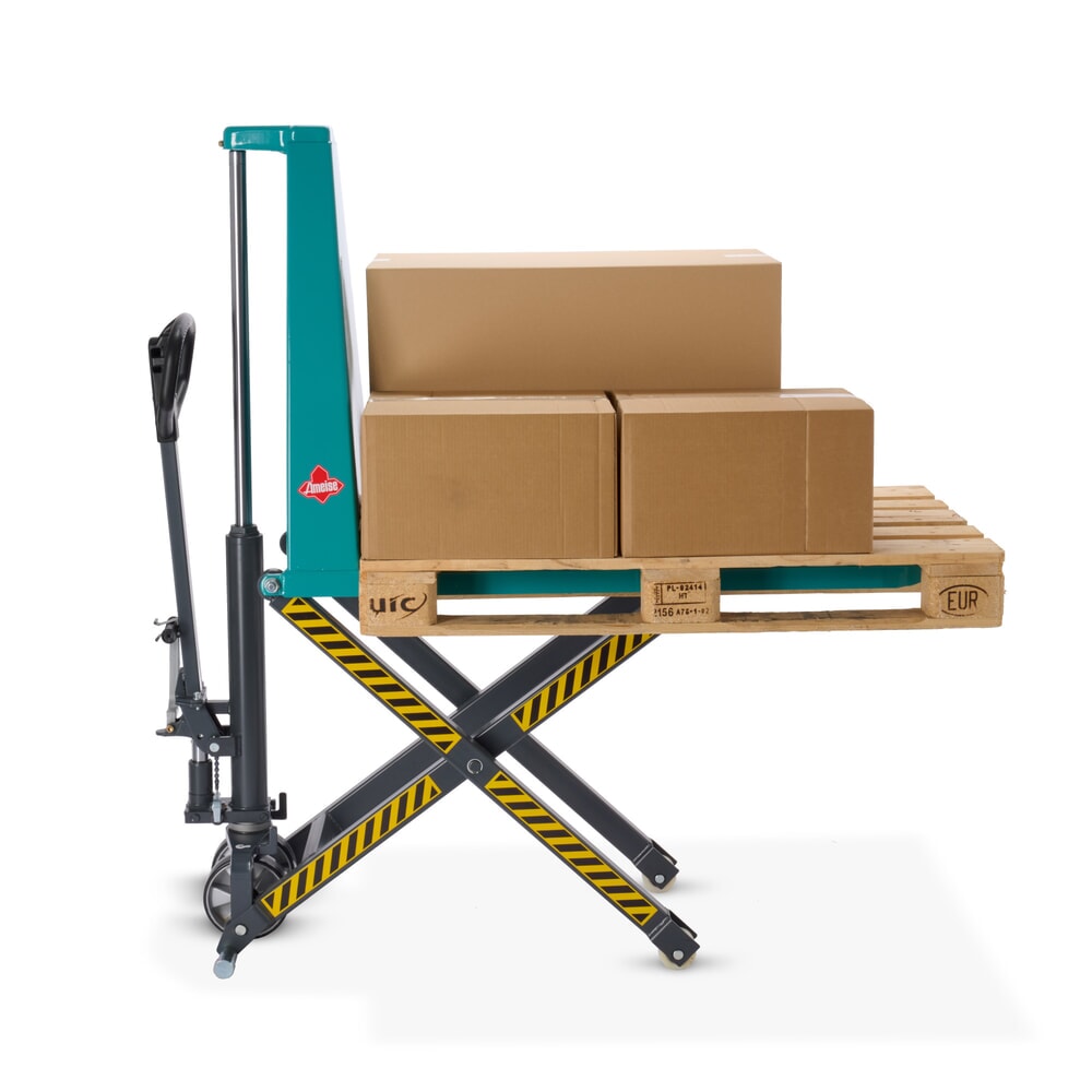 Produktbild nr 15: Saxlyftvagn Ameise® PTM 1.0 med snabblyft, lastkapacitet 1 000 kg, gaffellängd 1 150 mm, polyuretan/nylon