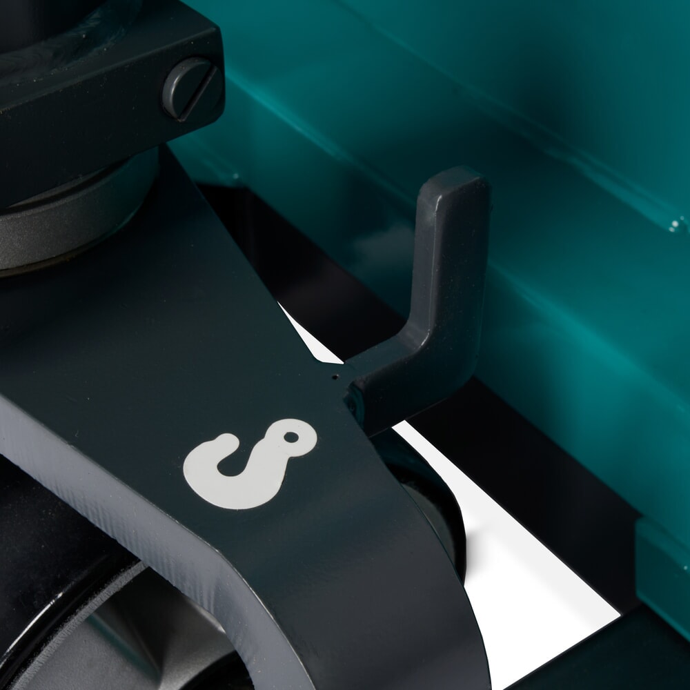 Produktbild nr 8: Saxlyftvagn Ameise® PTM 1.0 med snabblyft, lastkapacitet 1 000 kg, gaffellängd 1 150 mm, polyuretan/nylon