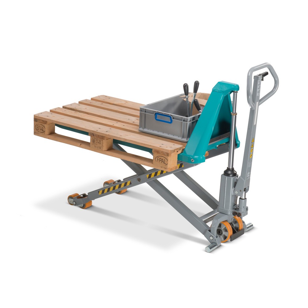 Produktbild nr 8: Saxlyftbord Ameise® PTM 1.5 Scissor med snabblyft, lastkapacitet 1 500 kg, gaffellängd 1 200 mm
