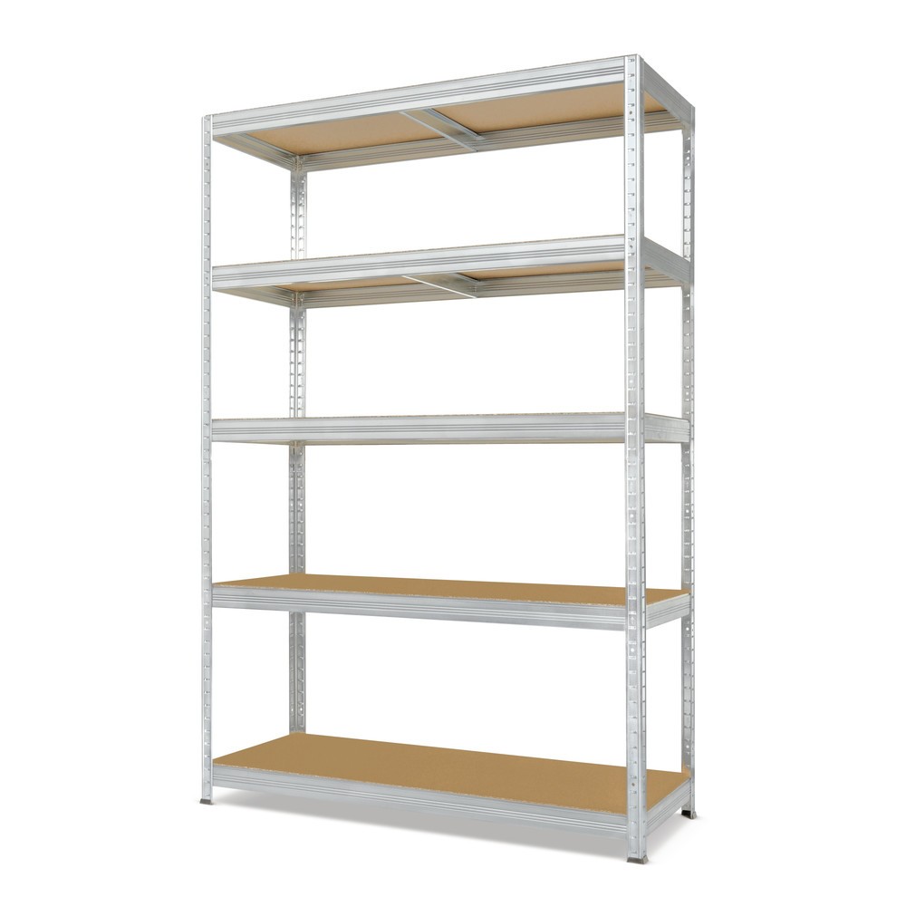 Produktbilder: Steinbock® hyllställ typ M, förzinkat, hyllplanslast 150 kg, HxBxD 1 800 x 1 200 x 450 mm