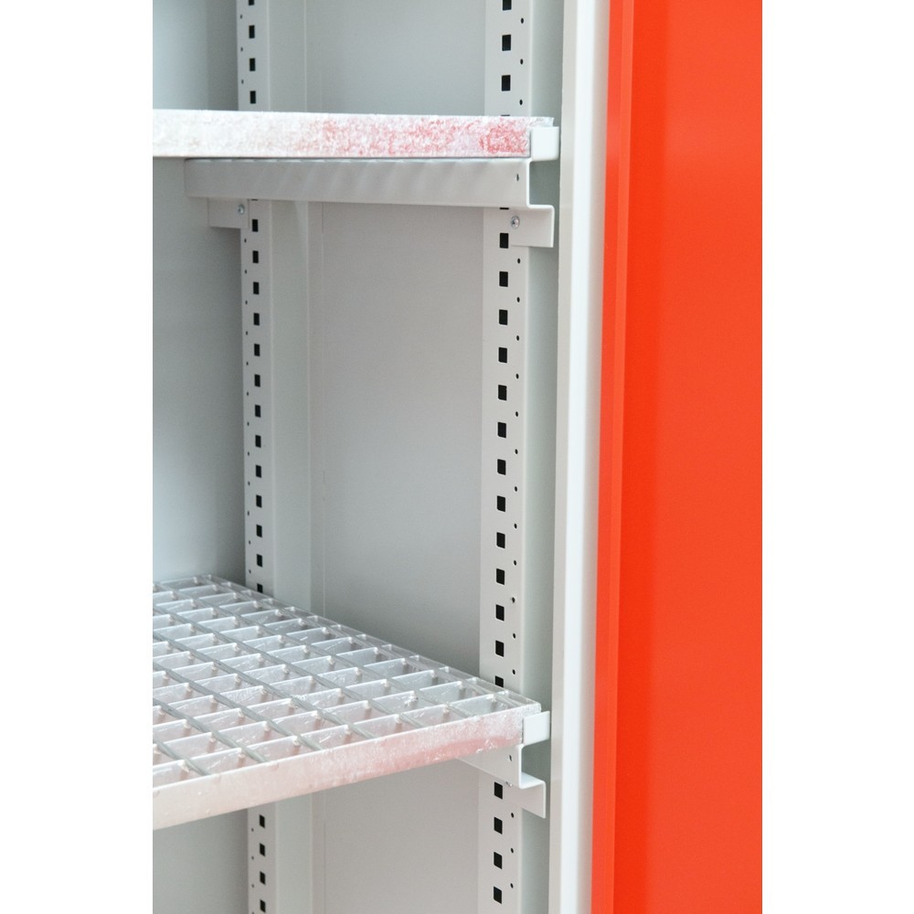 Produktbild nr 3: Steinbock® oljeskåp, 2 ställbara i höjd gallerrostbottnar, 1 uppsamlingstråg, HxBxD 1950 x 950 x 500 mm