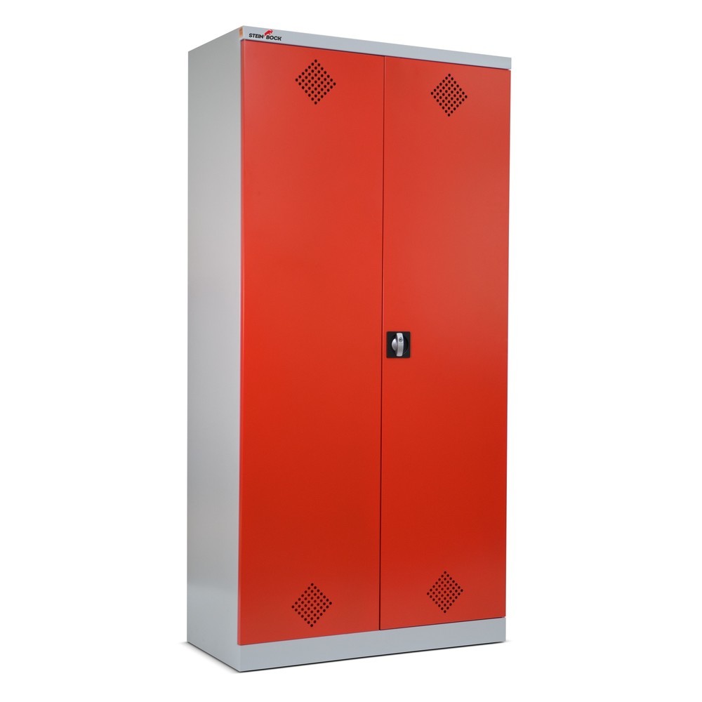 Produktbild nr 11: Steinbock® oljeskåp, 2 ställbara i höjd gallerrostbottnar, 1 uppsamlingstråg, HxBxD 1950 x 950 x 500 mm